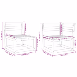 VidaXL 3216971 set mobili da esterno - Vista aggiuntiva 8