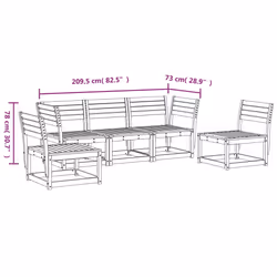 VidaXL 3216972 set mobili da esterno - Vista aggiuntiva 7