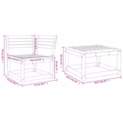 VidaXL 3216985 set mobili da esterno - Vista aggiuntiva 8