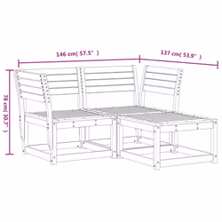 VidaXL 3216986 set mobili da esterno - Vista aggiuntiva 7