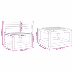 VidaXL 3216986 set mobili da esterno - Vista aggiuntiva 8