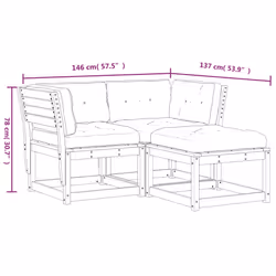 VidaXL 3216987 set mobili da esterno - Vista aggiuntiva 8