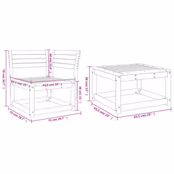 VidaXL 3216990 set mobili da esterno - Vista aggiuntiva 8