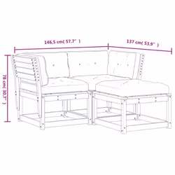 VidaXL 3216991 set mobili da esterno - Vista aggiuntiva 8