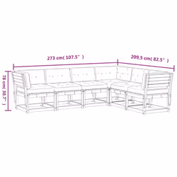 VidaXL 3217025 set mobili da esterno - Vista aggiuntiva 8