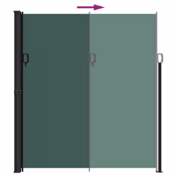 VidaXL 4004485 ombrellone da cortile Verde scuro - Vista aggiuntiva 5