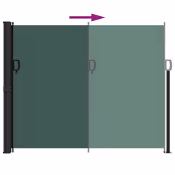VidaXL 4004530 ombrellone da cortile Verde scuro - Vista aggiuntiva 5
