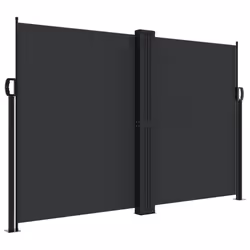 Tendada Sole Laterale Retrattile Nera 160x600 cmcod mxl 91740 - Vista aggiuntiva 2
