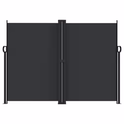 Tendada Sole Laterale Retrattile Nera 180x600 cmcod mxl 91673 - Vista aggiuntiva 3