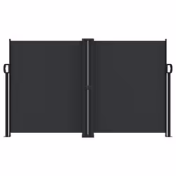 Tendada Sole Laterale Retrattile Nera 140x1000 cmcod mxl 92243 - Vista aggiuntiva 3