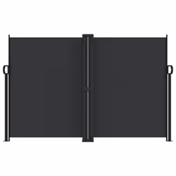 Tendada Sole Laterale Retrattile Nera 160x1000 cmcod mxl 114839 - Vista aggiuntiva 3