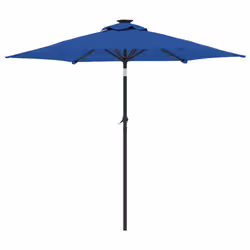 VidaXL 4005073 ombrellone da cortile Blu artico - Vista aggiuntiva 6