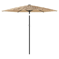 VidaXL 4005097 ombrellone da cortile Marrone