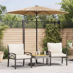 VidaXL 4005097 ombrellone da cortile Marrone - Vista aggiuntiva 2