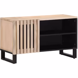 Questo robusto mobile TV dallo stile industriale costituisce un'aggiunta senza tempo al vostro soggiorno o camera da letto. M ...
