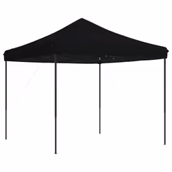 vidaXL Tenda da Festa Pieghevole Pop-Up Nero 292x292x315 cm - Vista aggiuntiva 2