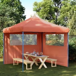 Questa tenda da festa pieghevole e pop-up con pareti laterali è ideale per un'ampia gamma di eventi all'aperto, come spettaco ...