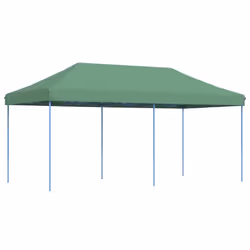 vidaXL Tenda da Festa Pieghevole Pop-Up Verde 580x292x315 cm - Vista aggiuntiva 2