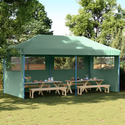 Questa tenda da festa pieghevole e pop-up con pareti laterali è ideale per un'ampia gamma di eventi all'aperto, come spettaco ...
