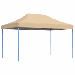 vidaXL Tenda da Festa Pieghevole Pop-Up Beige 440x292x315 cm - Vista aggiuntiva 2