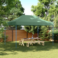 vidaXL Tenda da Festa Pieghevole Pop-Up Verde 292x292x315 cm