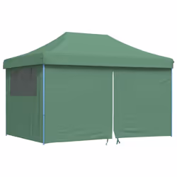 vidaXL Tendone per Feste Pieghevole Pop-Up con 4 Pareti Verde - Vista aggiuntiva 2