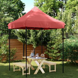 Vidaxl - Tenda da Festa Pieghevole Pop-Up Bordò 200x200x306 cm 222630