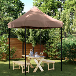 Vidaxl - Tenda da Festa Pieghevole Pop-Up Marrone 200x200x306 cm 218201