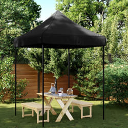 Vidaxl - Tenda da Festa Pieghevole Pop-Up Nero 200x200x306 cm 655065