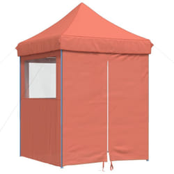 Vidaxl - Tendone per Feste Pieghevole Pop-Up con 4 Pareti Terracotta
