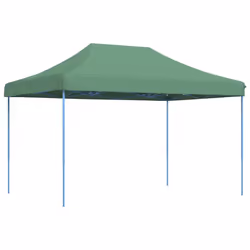 vidaXL Tenda da Festa Pieghevole Pop-Up Verde 410x279x315 cm - Vista aggiuntiva 2