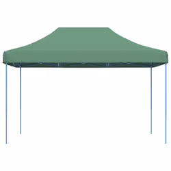 vidaXL Tenda da Festa Pieghevole Pop-Up Verde 410x279x315 cm - Vista aggiuntiva 3