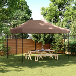 Vidaxl - Tenda da Festa Pieghevole Pop-Up Marrone 410x279x315 cm 516308