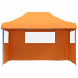 vidaXL Tendone per Feste Pieghevole Pop-Up con 3 Pareti Arancione - Vista aggiuntiva 3
