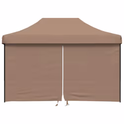 vidaXL Tendone per Feste Pieghevole Pop-Up con 4 Pareti Marrone - Vista aggiuntiva 3