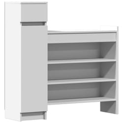 VidaXL 840422 scarpiera Bianco