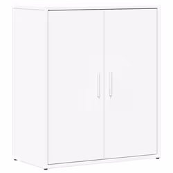 vidaXL Credenza Bianco 60x31x70 cm in Legno Multistrato - Vista aggiuntiva 2