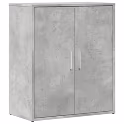 vidaXL Credenza Grigio Cemento 60x31x70 cm in Legno Multistrato - Vista aggiuntiva 2