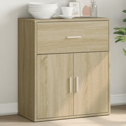 Credenza Rovere Sonoma 60x31x70 cm in Legno Multistratocod mxl 91564