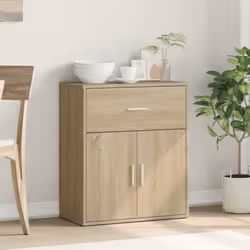 Credenza Rovere Sonoma 60x31x70 cm in Legno Multistratocod mxl 91564 - Vista aggiuntiva 3