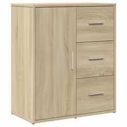 vidaXL Credenza Rovere Sonoma 60x31x70 cm in Legno Multistrato - Vista aggiuntiva 2