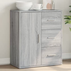 vidaXL Credenza Grigio Sonoma 60x31x70cm in Legno Multistrato