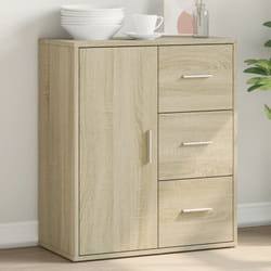 Vidaxl - Credenza Rovere Sonoma 60x31x70 cm in Legno Multistrato 50036