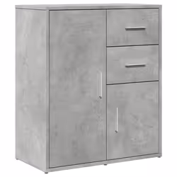 vidaXL Credenza Grigio Cemento 60x31x70 cm in Legno Multistrato - Vista aggiuntiva 2