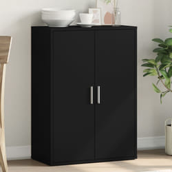 vidaXL Credenza Nero 60x31x84 cm in Legno Multistrato