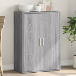 Vidaxl - Credenza Grigio Sonoma 60x31x84 cm in Legno Multistrato