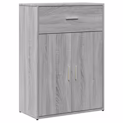 vidaXL Credenza Grigio Sonoma 60x30x84 cm in Legno Multistrato - Vista aggiuntiva 2