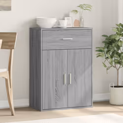 vidaXL Credenza Grigio Sonoma 60x30x84 cm in Legno Multistrato - Vista aggiuntiva 3