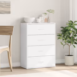 Credenza Bianca 60x31x84 cm in Legno Multistratocod mxl 115648 - Vista aggiuntiva 3