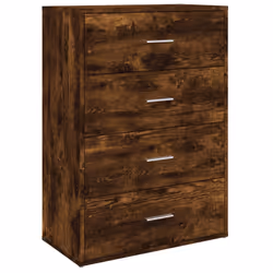Credenza Rovere Fumo 60x31x84 cm in Legno Multistratocod mxl 115646 - Vista aggiuntiva 2